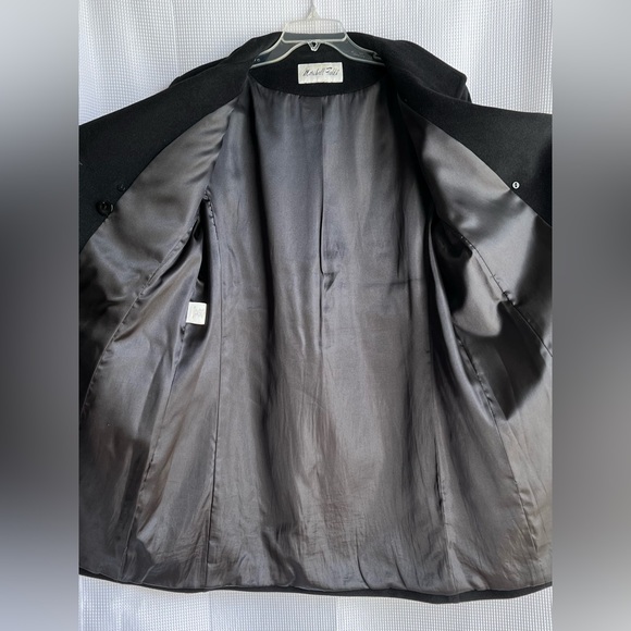 Marshall Field’s / Mid Length, Black Wool Coat / Size 16 - Picture 5 of 8